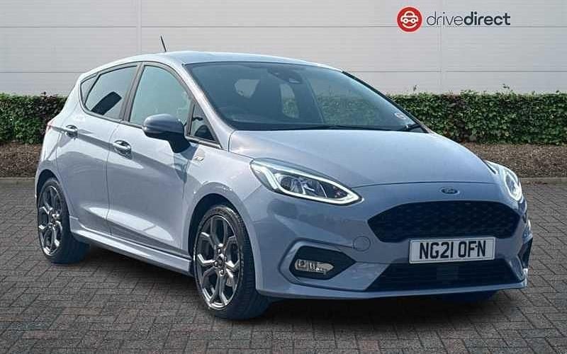 Blue Used 2021 Ford Fiesta ST-Line Hatchback | £11,745 (Fair price) - Image 1/4