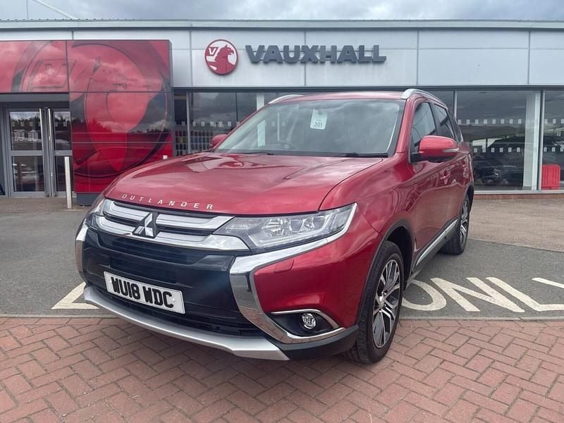 Red Used 2018 Mitsubishi Outlander SUV | £12,887 (Fair price) - Image 1/4
