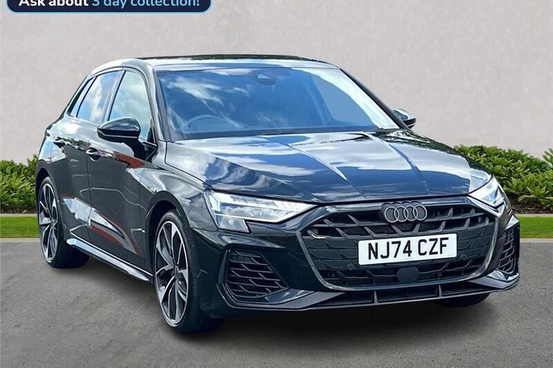 Black Used 2024 Audi S3 Black Edition Hatchback | £42,713 - Image 1/4