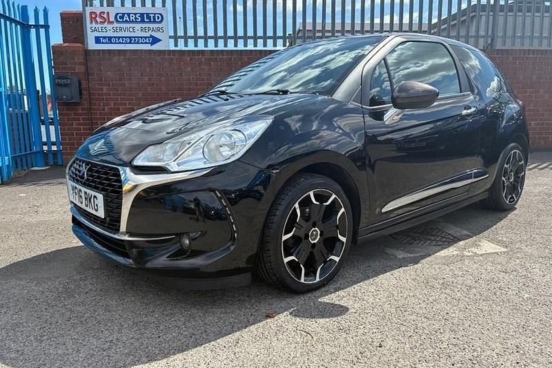 Black Used 2016 DS Automobiles DS3 Elegance Hatchback | £3,695 (Fair price) - Image 1/1