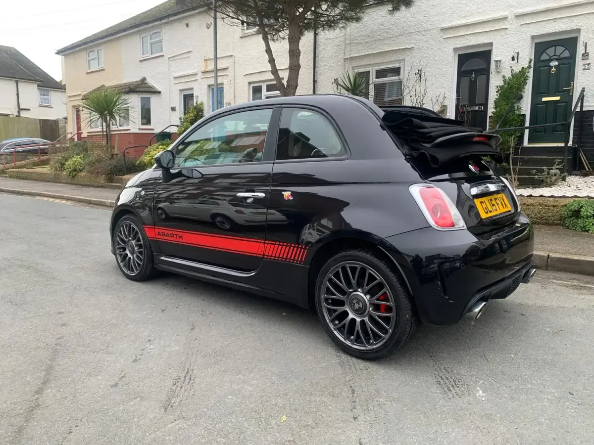 Used Abarth 500C 145 HP (106 kW) 2015 Black Cabriolet