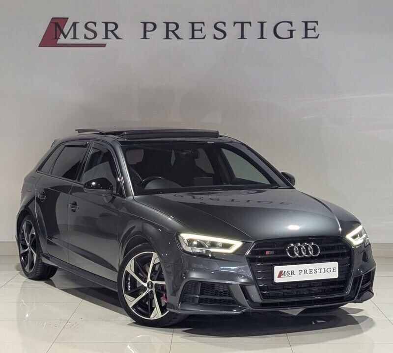 Grey Used 2019 Audi S3 Black Edition Hatchback | £25,495 (Fair price) - Image 1/4