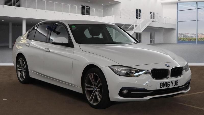White Used 2016 BMW 318 Sport Line Sedan | £8,994 (Good price) - Image 1/4