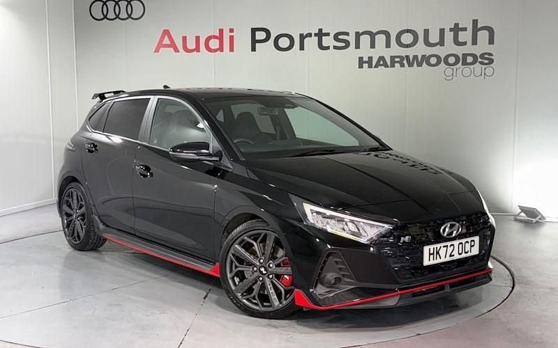 Black Used 2022 Hyundai i20 Hatchback | £22,790 (Fair price) - Image 1/4