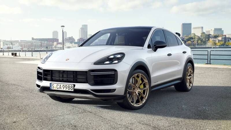 Carrara white metallic Used 2023 Porsche Cayenne Turbo GT SUV | £120,845 - Image 1/4