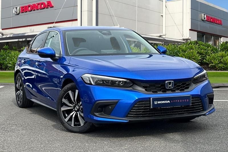Blue New 2025 Honda Civic Elegance Hatchback | £29,300 (Good price) - Image 1/4