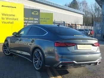 Used Audi A5 S-Line 163 HP (119 kW) 2022 Grey Hatchback