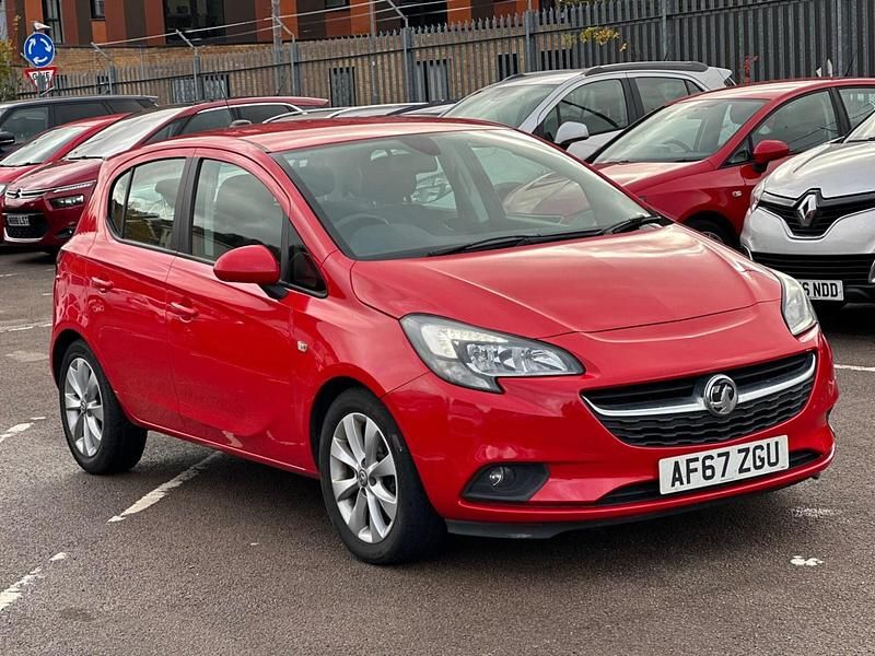 Used Vauxhall Corsa 90 HP (66 kW) 2017 Red Hatchback