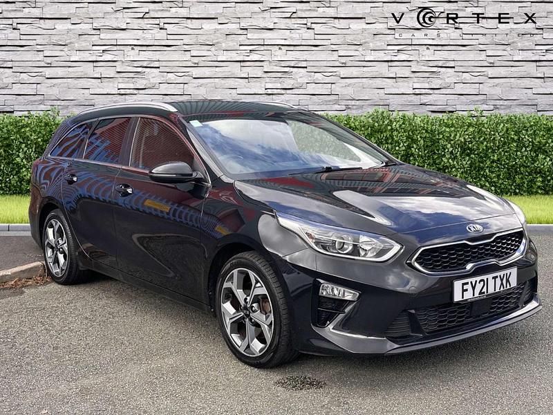 Black Used 2021 Kia Ceed 3 Estate | £8,700 (Fair price) - Image 1/3