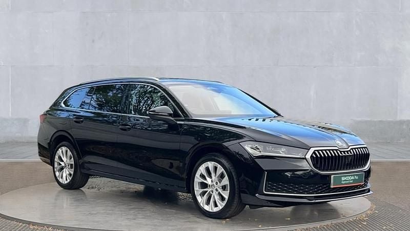 Black Used 2025 Skoda Superb SE L Estate | £31,300 (Expensive) - Image 1/4