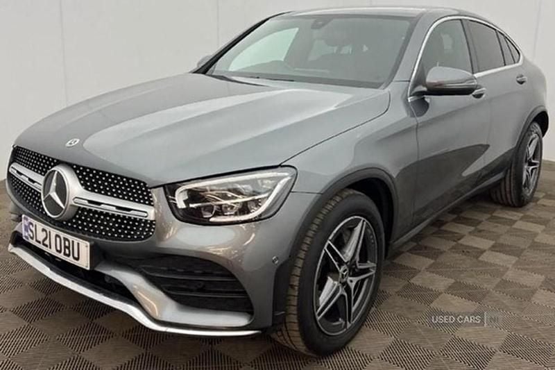 Grey Used 2021 Mercedes GLC220 AMG line Coupe | £27,450 (Fair price) - Image 1/1