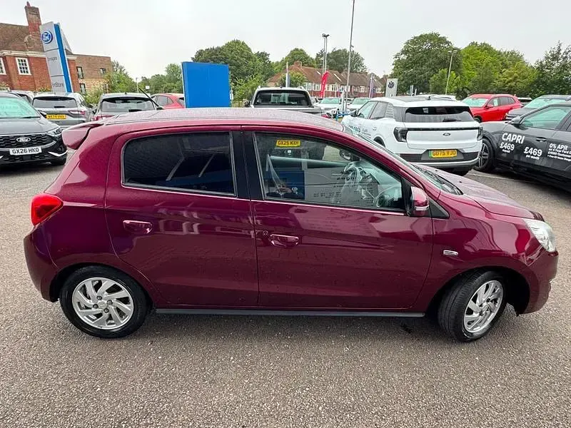 Used Mitsubishi Mirage 79 HP (58 kW) 2020 Mauve/purple Hatchback
