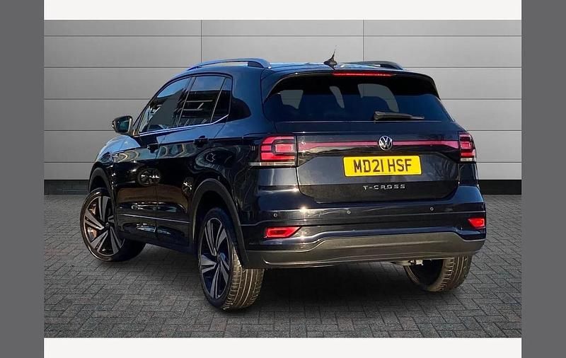 Used VW T-Cross R-line 110 HP (80 kW) 2021 Black SUV