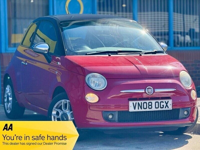 Red Used 2008 Fiat 500 Sport Hatchback | £2,250 (A bit pricey) - Image 1/4