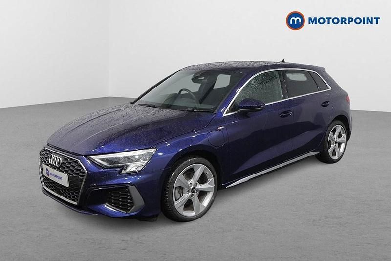Used Audi A3 e-tron S-Line 2023 Blue Hatchback