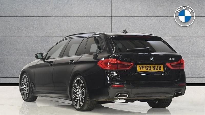 Used BMW 540 M Sport 340 HP (250 kW) 2019 Black Estate