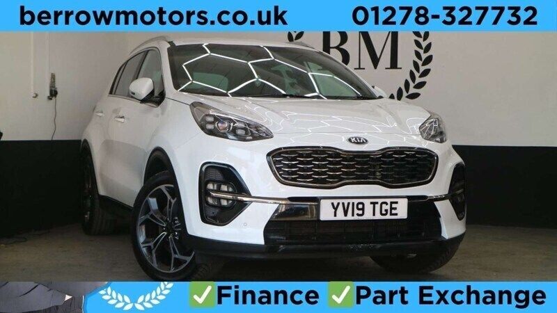 White Used 2019 Kia Sportage GT-Line SUV | £11,400 (Fair price) - Image 1/4