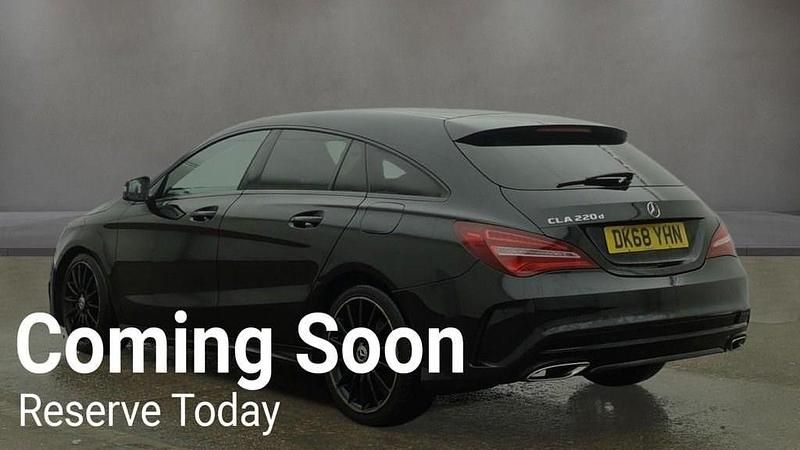Used Mercedes CLA220 AMG line 2018 Black Sedan