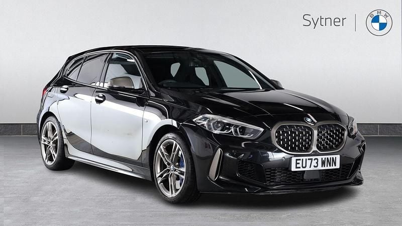 Black Used 2023 BMW M135 Shadowline Hatchback | £28,000 (Fair price) - Image 1/4