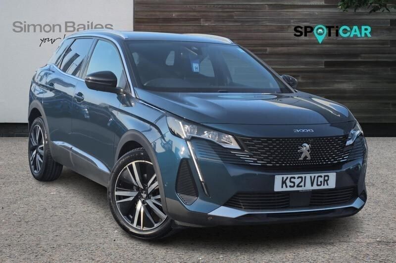 Calebes blue Used 2021 Peugeot 3008 Premium SUV | £19,794 (Fair price) - Image 1/4