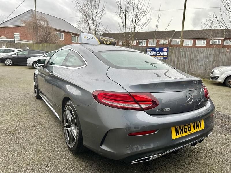 Used Mercedes C200 AMG line 2018 Grey Coupe