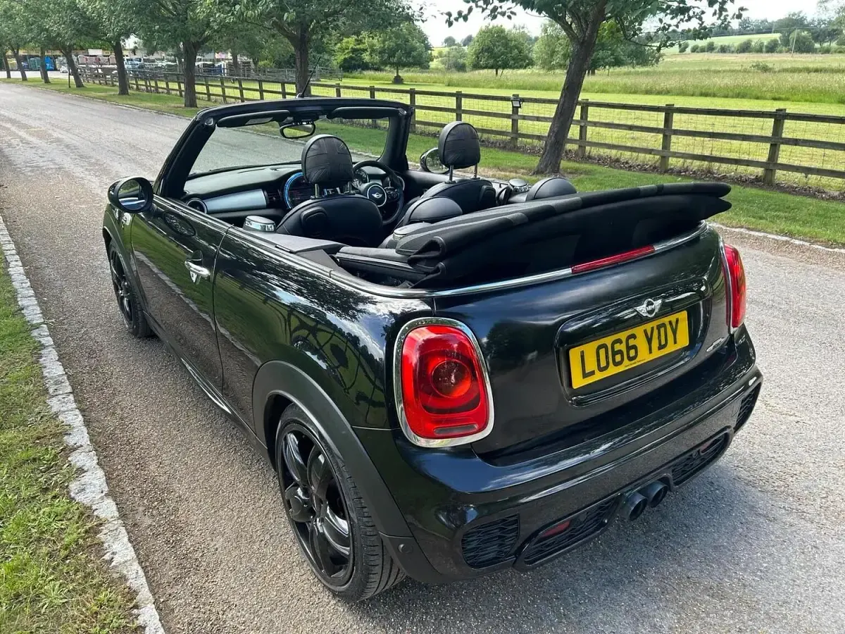 Used Mini John Cooper Works Cabriolet 2016 Black Cabriolet