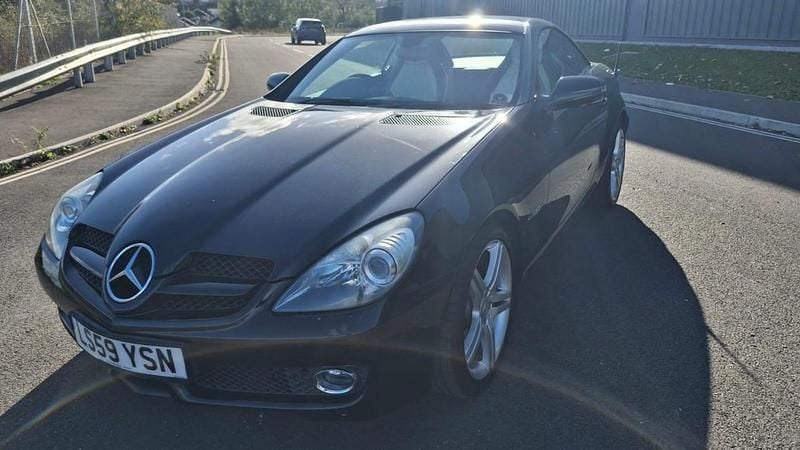 Used Mercedes SLK200 184 HP (135 kW) 2009 Black Cabriolet