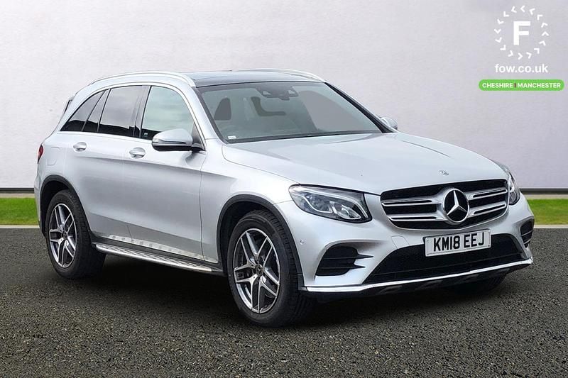 Silver Used 2018 Mercedes GLC220 AMG Line Premium SUV | £23,699 (A bit pricey) - Image 1/3