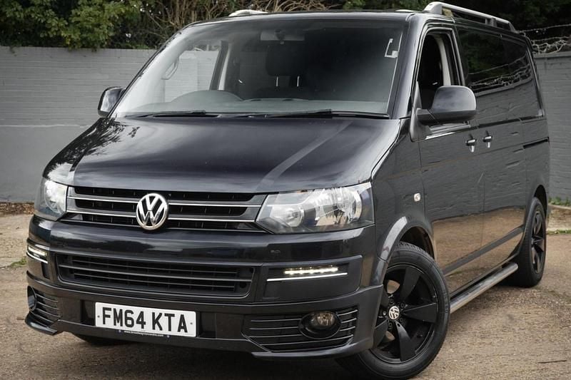 Black Used 2015 VW T5 Highline Van | £15,499 (Fair price) - Image 1/3