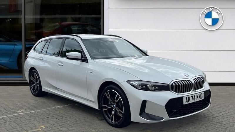 White Used 2025 BMW 330e M Sport Estate | £35,806 (Super price) - Image 1/4
