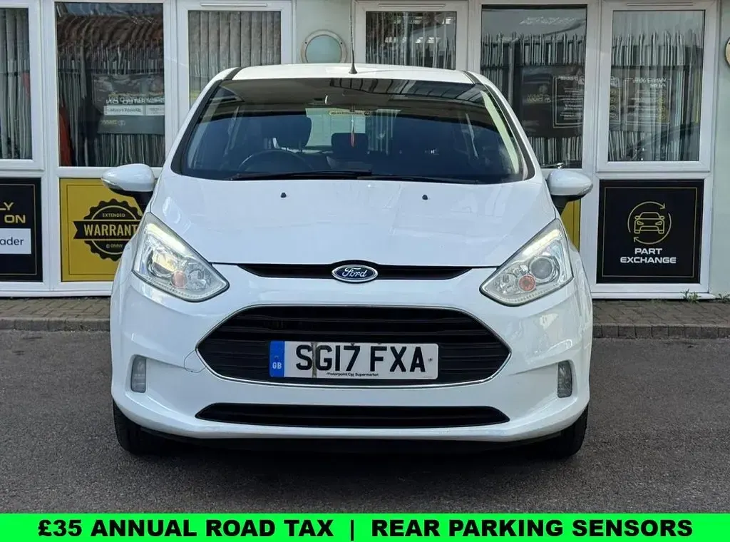 Used Ford B-MAX Zetec 125 HP (91 kW) 2017 White MPV