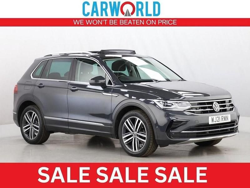 Grey Used 2021 VW Tiguan Elegance SUV | £18,685 (Fair price) - Image 1/3