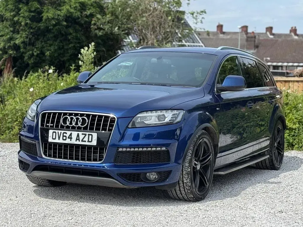 Used Audi Q7 S-line plus 340 HP (250 kW) 2014 Blue SUV