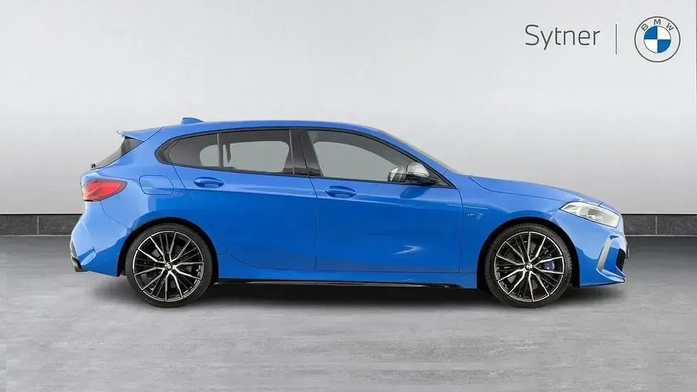 Used BMW M135 Shadowline 302 HP (222 kW) 2021 Blue Hatchback