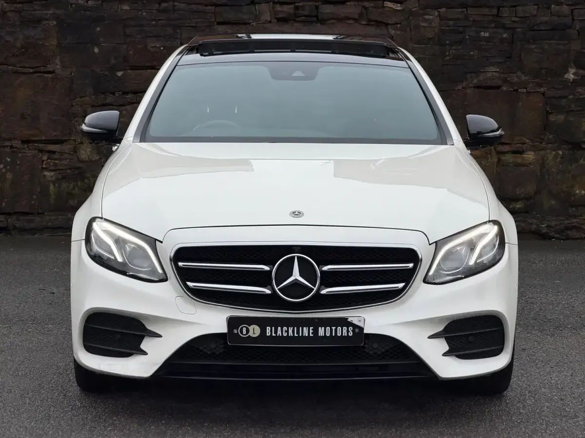 Used Mercedes E400 AMG line 340 HP (250 kW) 2019 White Sedan