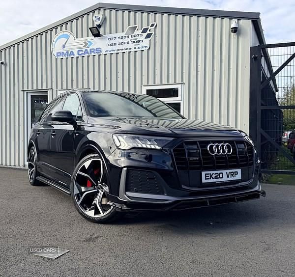 Black Used 2020 Audi Q7 S-Line SUV | £35,500 (Fair price) - Image 1/4