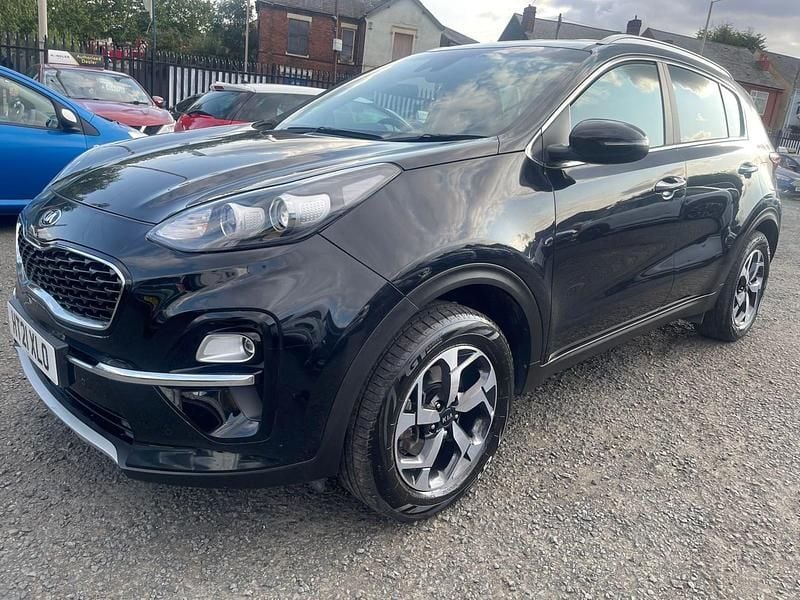 Begagnad Kia Sportage 2021 Svart SUV