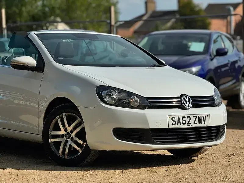 Used VW Golf Cabriolet S 2012 White Cabriolet