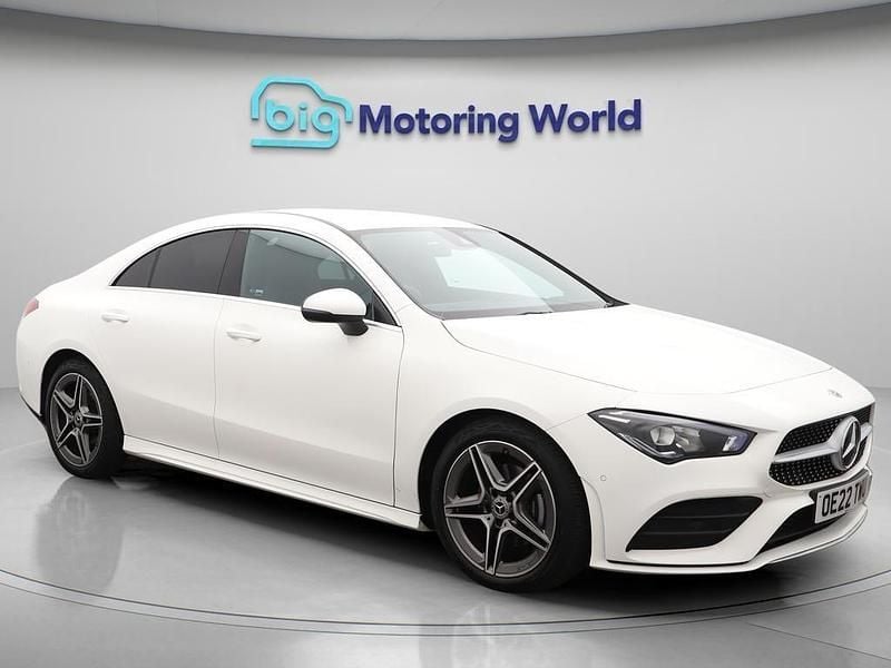 White Used 2022 Mercedes CLA180 AMG line Sedan | £23,700 (Fair price) - Image 1/4