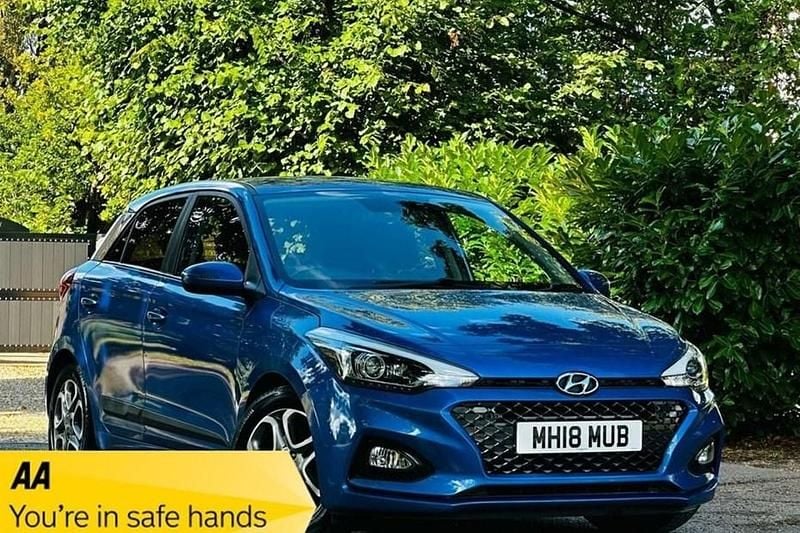 Blue Used 2018 Hyundai i20 Premium Hatchback | £7,790 (Fair price) - Image 1/1