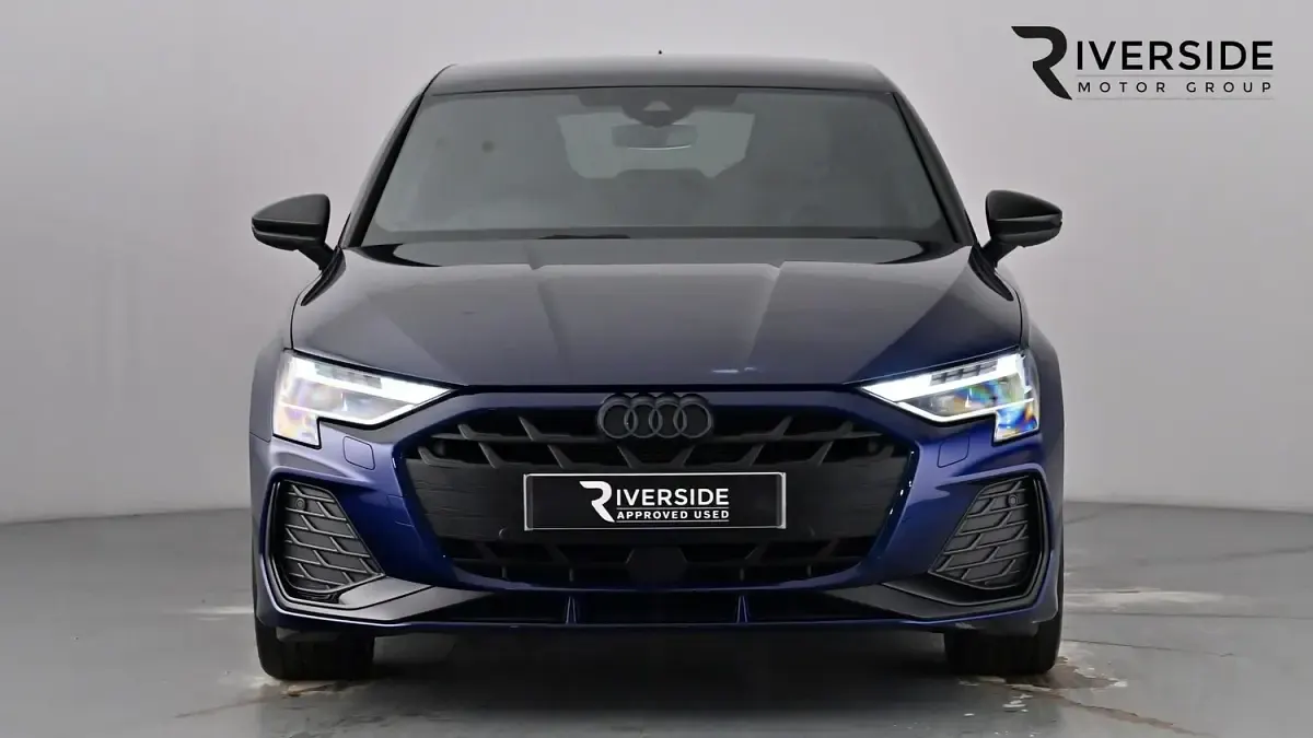 Used Audi A3 Sportback Black Edition 150 HP (110 kW) 2024 Ascari blue Hatchback