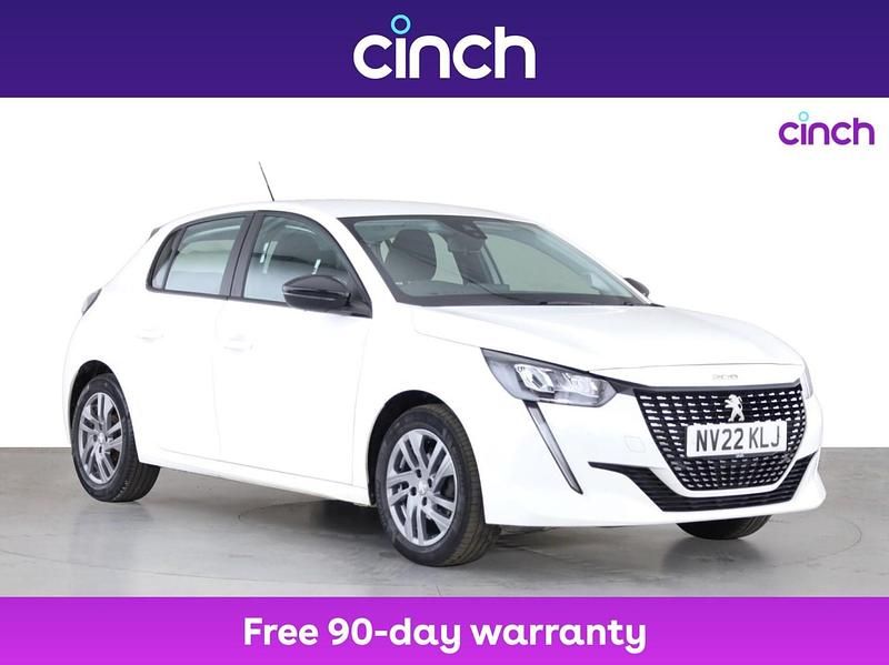 White Used 2022 Peugeot 208 Active Premium Hatchback | £13,349 (Fair price) - Image 1/3