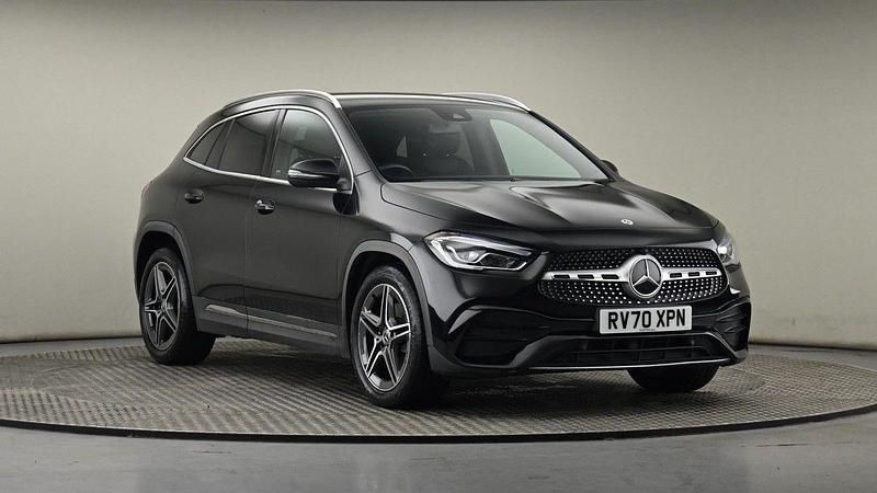 Cosmos black metallic finish Used 2020 Mercedes GLA200 AMG line SUV | £20,650 (Fair price) - Image 1/4