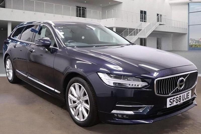 Used Volvo V90 Inscription 190 HP (139 kW) 2018 Blue Estate