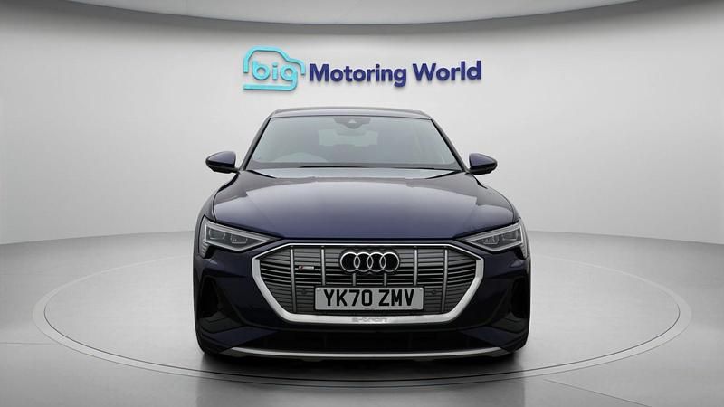 Used Audi e-tron S-Line 300 kW (408 HP) 2020 Blue SUV