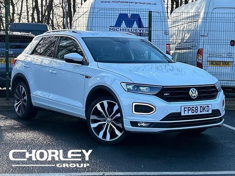 White Used 2018 VW T-Roc R-line SUV | £14,450 (Fair price) - Image 1/4