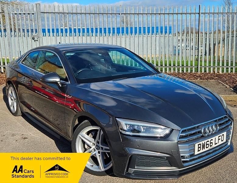Used Audi A5 S-Line 190 HP (139 kW) 2016 Grey Coupe