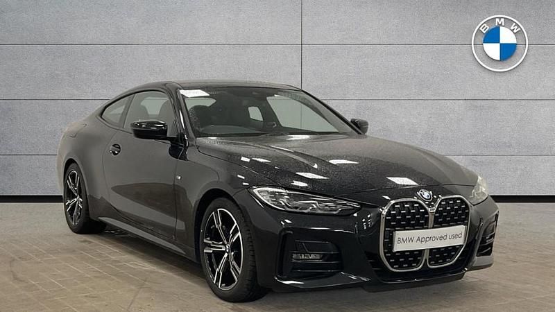 Black Used 2021 BMW 420 M Sport Coupe | £26,995 (Fair price) - Image 1/4