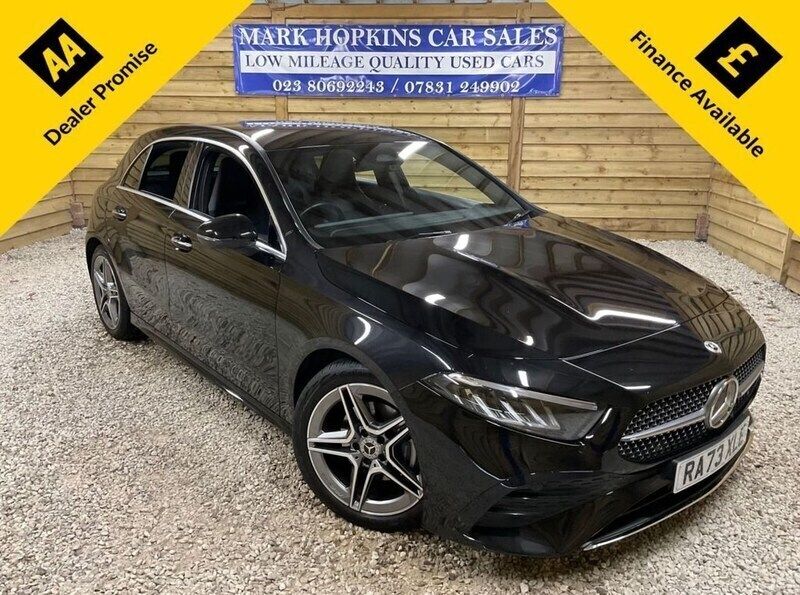 Black Used 2024 Mercedes A200 AMG line Hatchback | £26,995 (Expensive) - Image 1/3