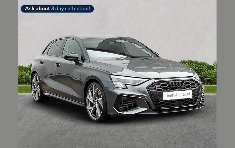 Grey Used 2024 Audi S3 Black Edition Hatchback | £37,274 (Fair price) - Image 1/4